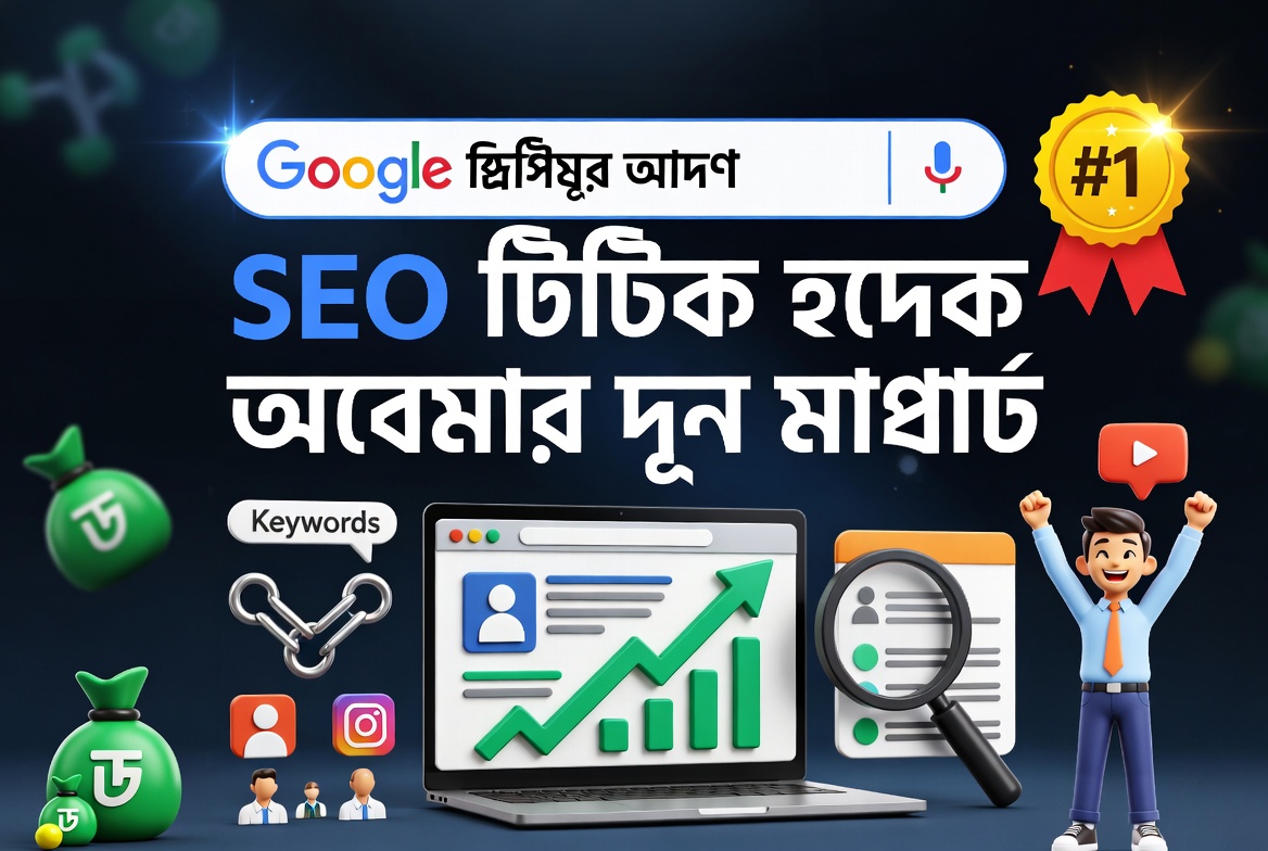 SEO করে ওয়েবসাইটকে গুগলের প্রথম পাতায় আনুন
