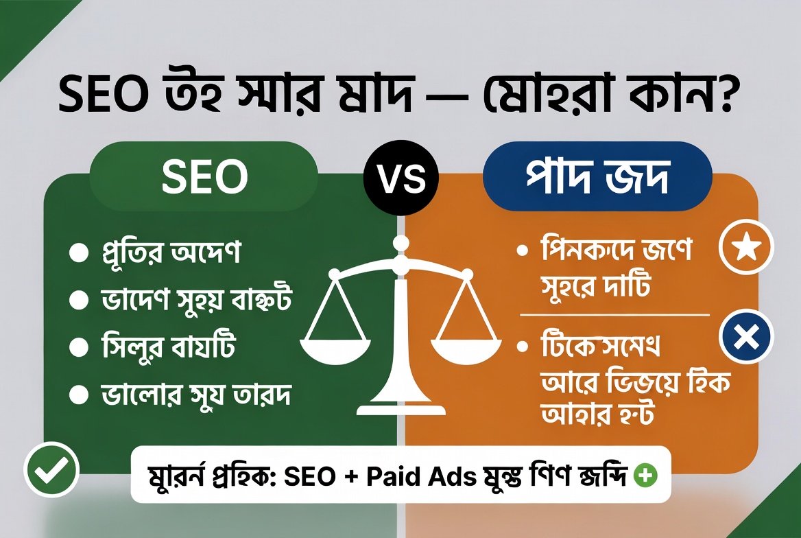 SEO বনাম Paid Ads — কোনটি ভালো?
